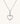 Adora Heart Pendant in 18KT White Gold - A Timeless Romantic Statement Pendant & Necklace featuring a Heart design in White by Séjou